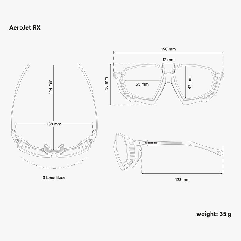Scicon Aerojet Occhiale da vista per Ciclismo Cristallo Vendita