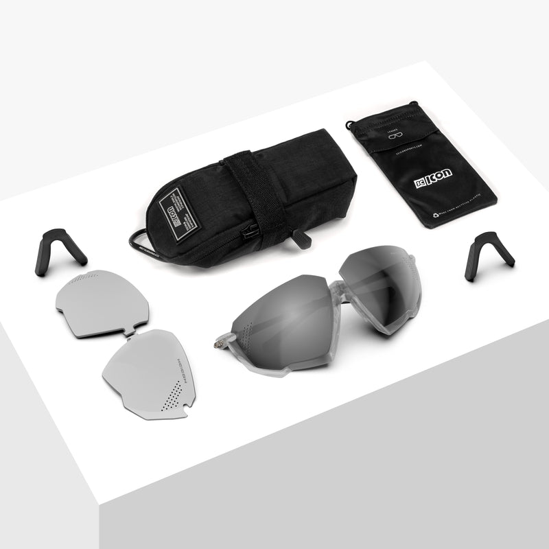 Scicon Aerojet Occhiali Ciclismo Cristallo/Argento Promozione