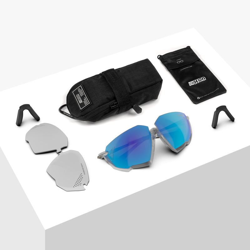 Scicon Aerojet Occhiali Ciclismo Cristallo/Blu Pezzi Unici