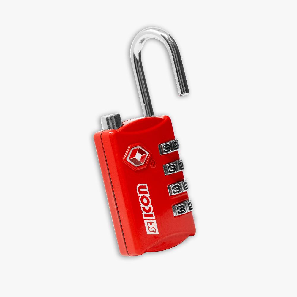 Scicon Lucchetto a combinazione Rosso Presa