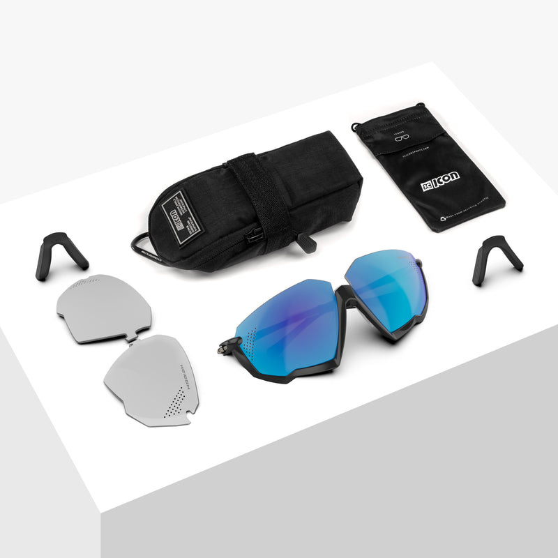 Scicon Aerojet Occhiali Ciclismo Nero/Blu 2025