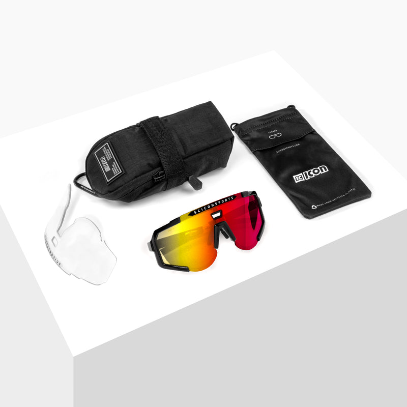 Scicon Occhiali Sportivi Aeroscope Antracite/Rosso Negozi Online
