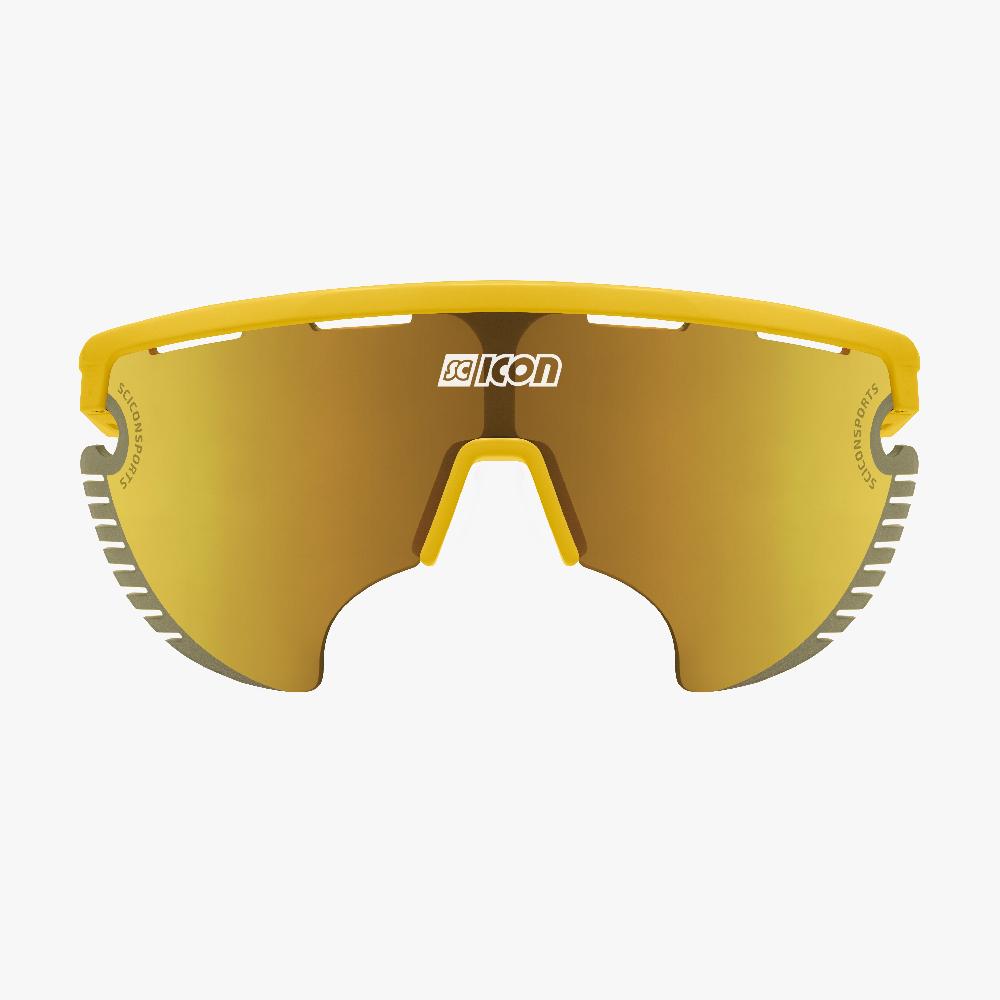 Scicon Occhiali Sportivi Aerowing Lamon Gialla/Lente Bronzo Specchiata Novità
