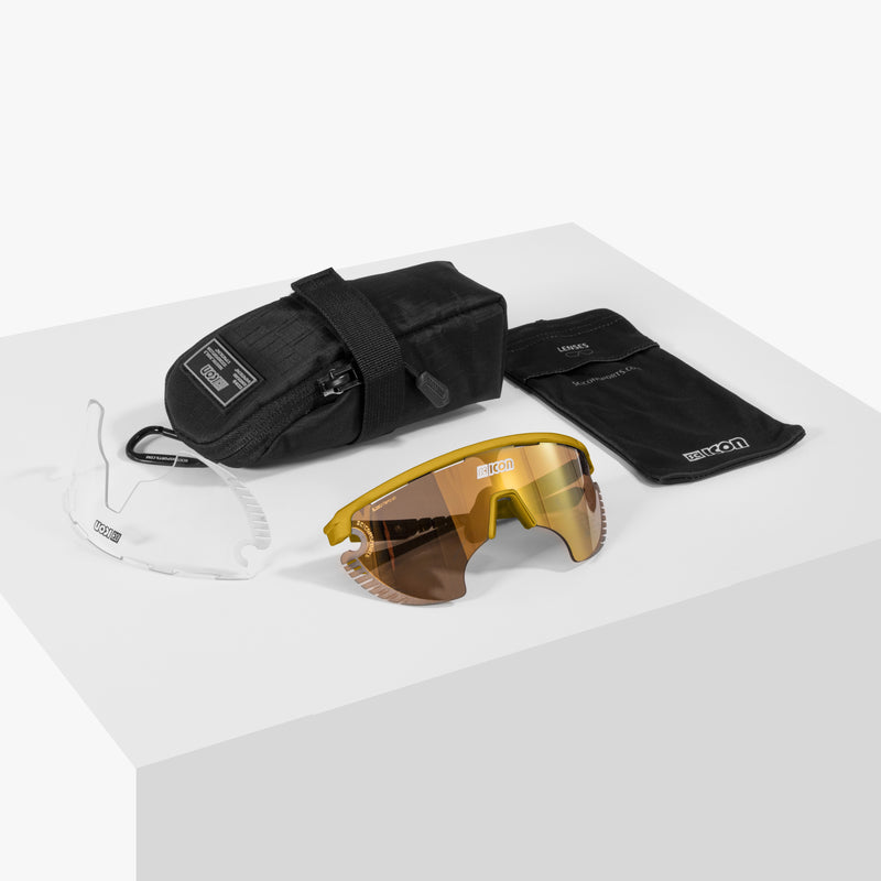 Scicon Occhiali Sportivi Aerowing Lamon Gialla/Lente Bronzo Specchiata Novità
