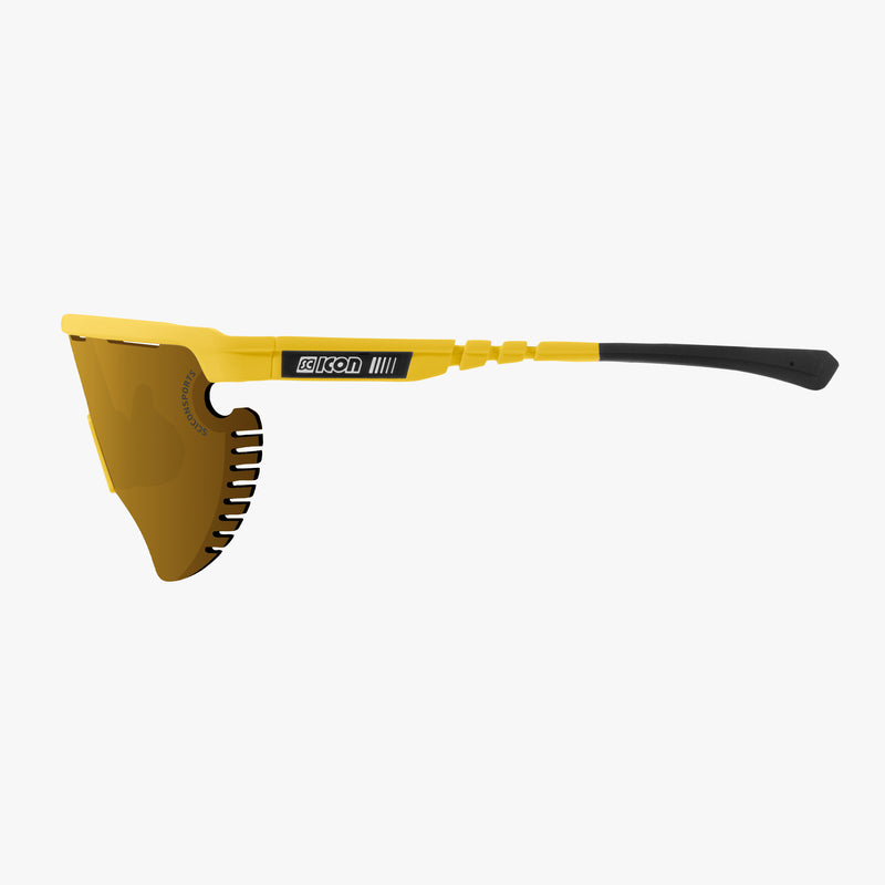 Scicon Occhiali Sportivi Aerowing Lamon Gialla/Lente Bronzo Specchiata Novità