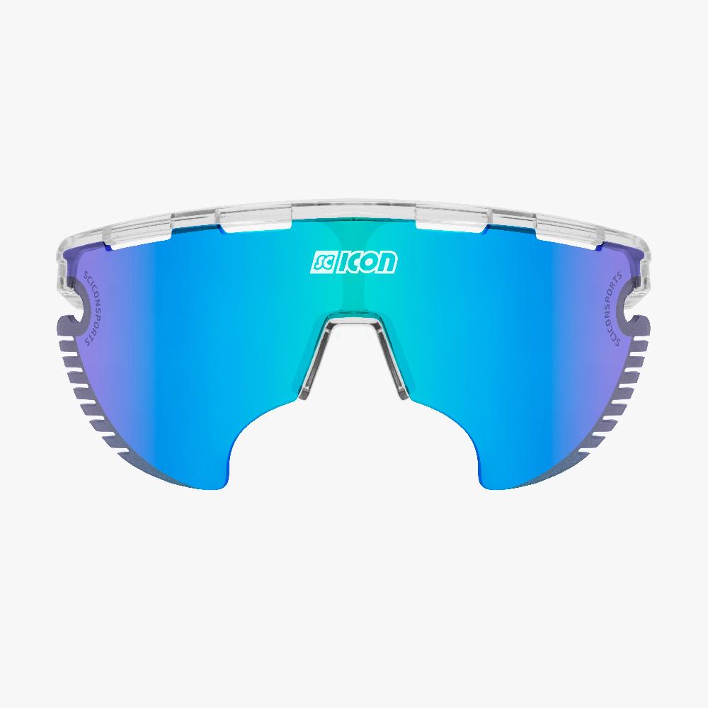 Scicon Occhiali Sportivi Aerowing Lamon Cristallo/Lente Blu Sconto