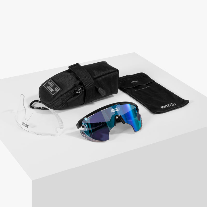 Scicon Occhiali Sportivi Aerowing Lamon Cristallo/Lente Blu Sconto