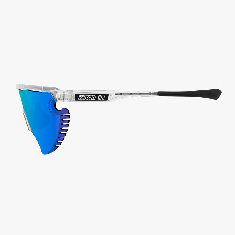 Scicon Occhiali Sportivi Aerowing Lamon Cristallo/Lente Blu Sconto
