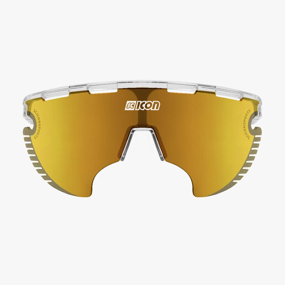 Scicon Occhiali Aerowing Lamon Cristallo/Lente Bronzo Specchiata Offerta