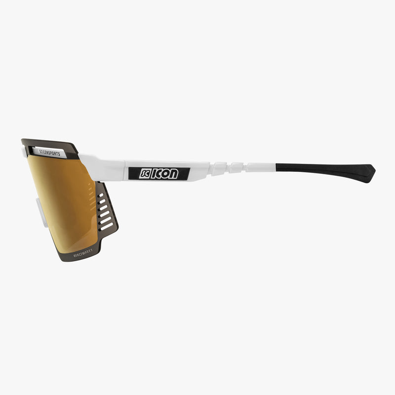 Scicon Aerowatt Occhiali Sportivi Bianco/Bronzo Offerte