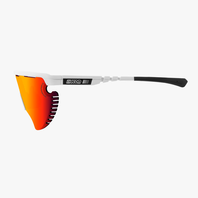 Scicon Occhiali Sportivi Aerowing Lamon Bianchi/Lente Rossa Specchiata Vendite Flash