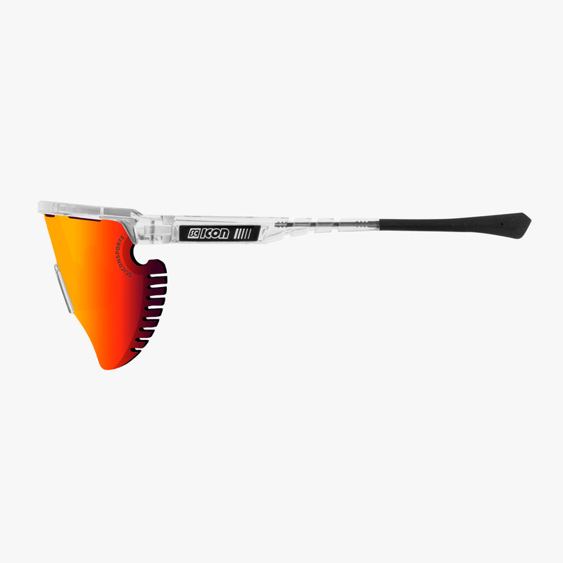 Scicon Occhiali Aerowing Lamon Cristallo/Lente Rossa Specchiata Negozio