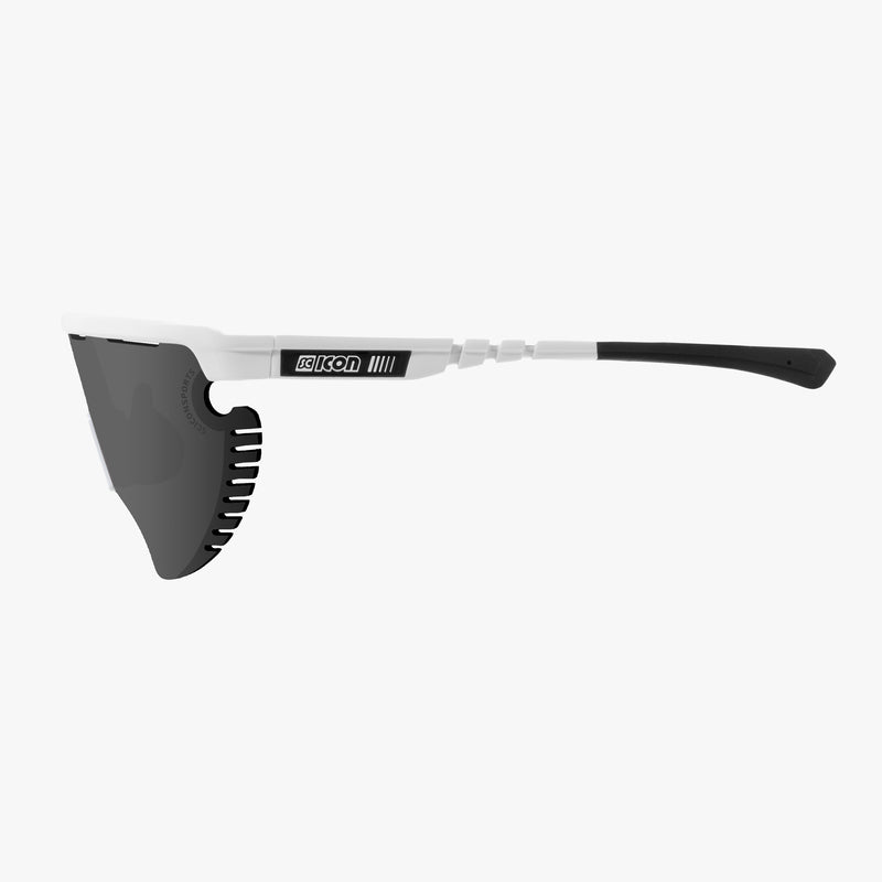 Scicon Occhiali Sportivi Aerowing Lamon Bianca/Lente Argento In Saldo