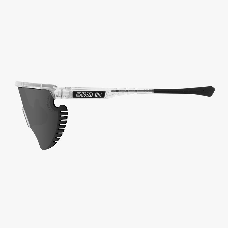 Scicon Occhiali Sportivi Aerowing Lamon Cristallo/Lente Argento Italy