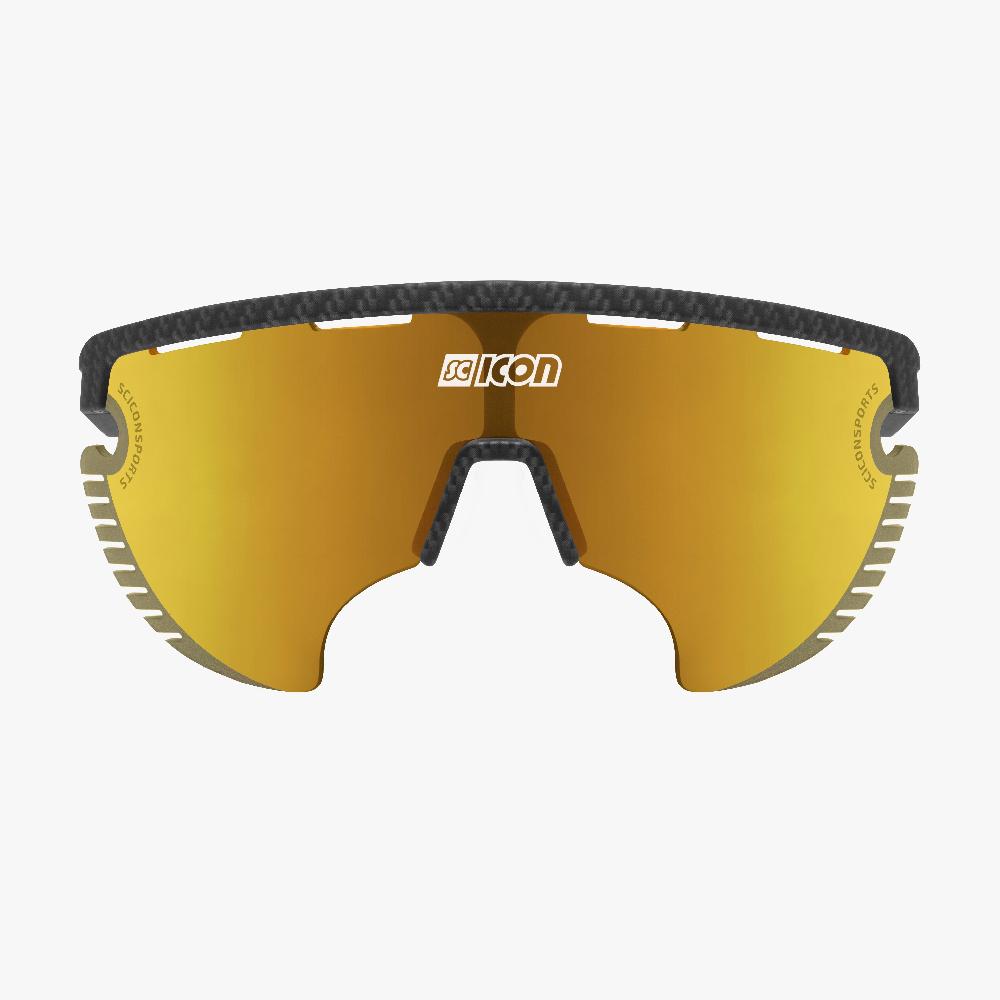 Scicon Occhiali Sportivi Aerowing Lamon Carbon/Lente Bronzo Specchiata Convenienza
