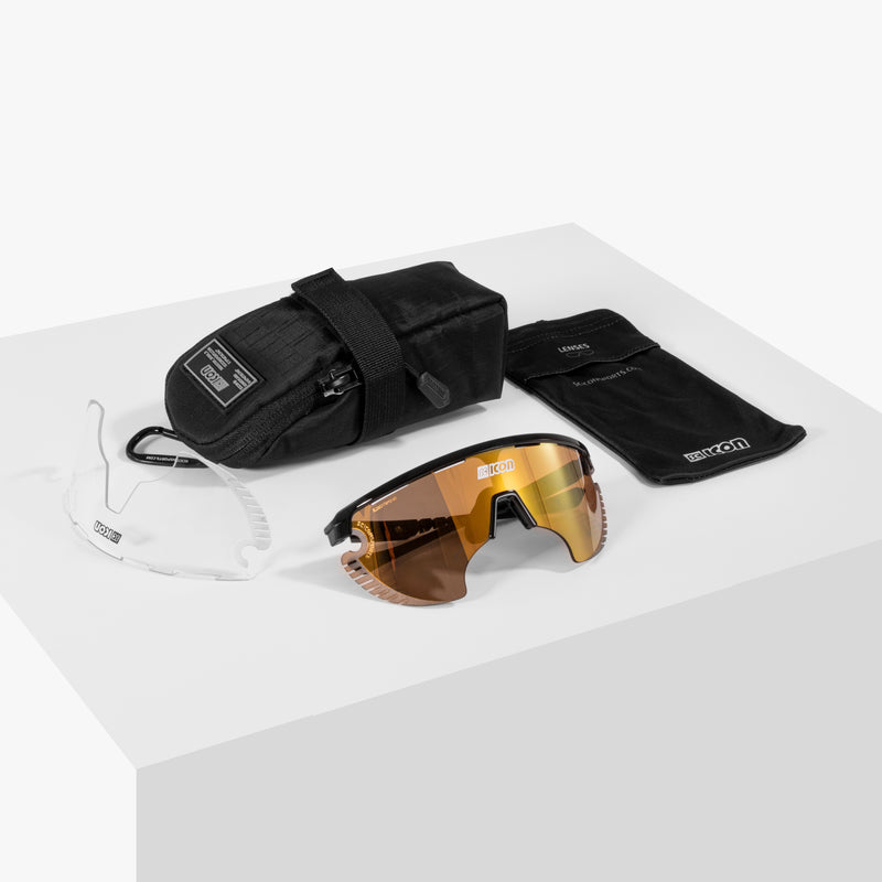 Scicon Occhiali Sportivi Aerowing Lamon Carbon/Lente Bronzo Specchiata Convenienza