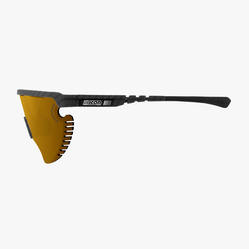 Scicon Occhiali Sportivi Aerowing Lamon Carbon/Lente Bronzo Specchiata Convenienza