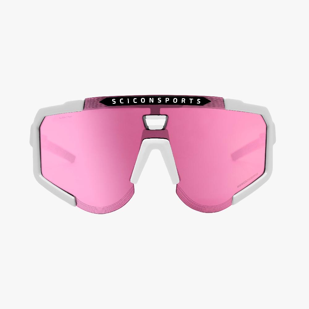 Scicon Occhiali Sportivi Aeroscope Bianco/Rosa Sottocosto