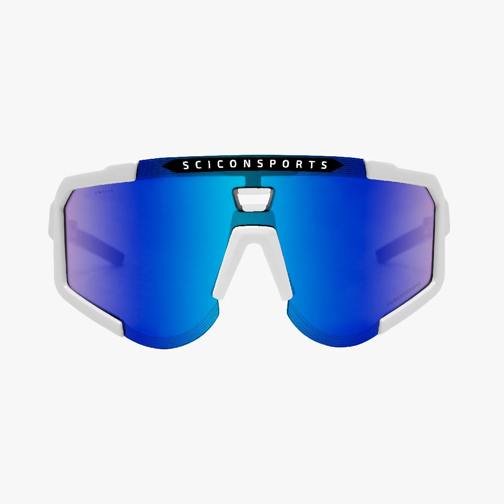 Scicon Occhiali Sportivi Aeroscope Bianco/Blu Economico