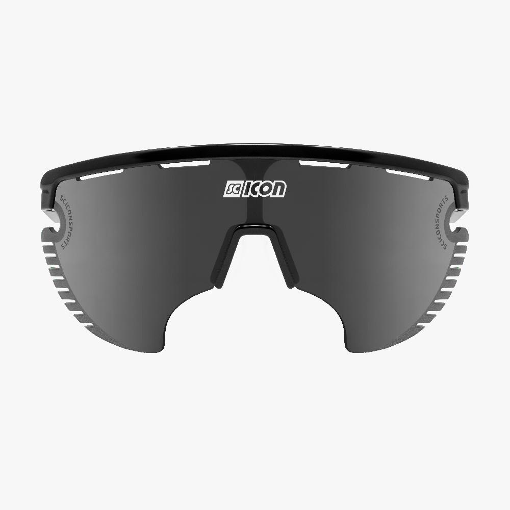Scicon Occhiali Sportivi Aerowing Lamon Nera/Lente Argento Specchiata I Più Venduti