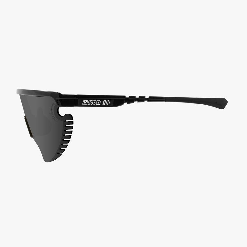 Scicon Occhiali Sportivi Aerowing Lamon Nera/Lente Argento Specchiata I Più Venduti