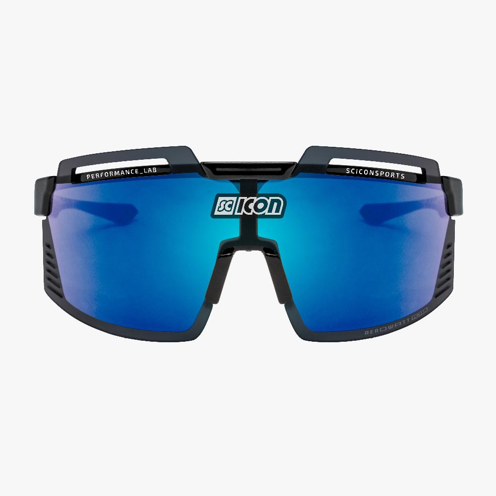 Scicon Occhiali Sportivi Aerowatt Foza Nero/Blu 2025