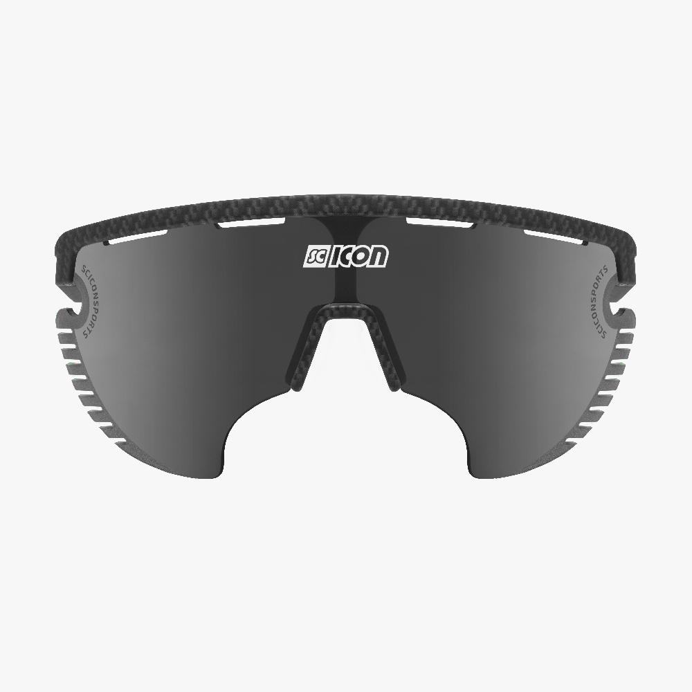 Scicon Occhiali Sportivi Aerowing Lamon Carbon/Lente Argento Specchiata In Linea