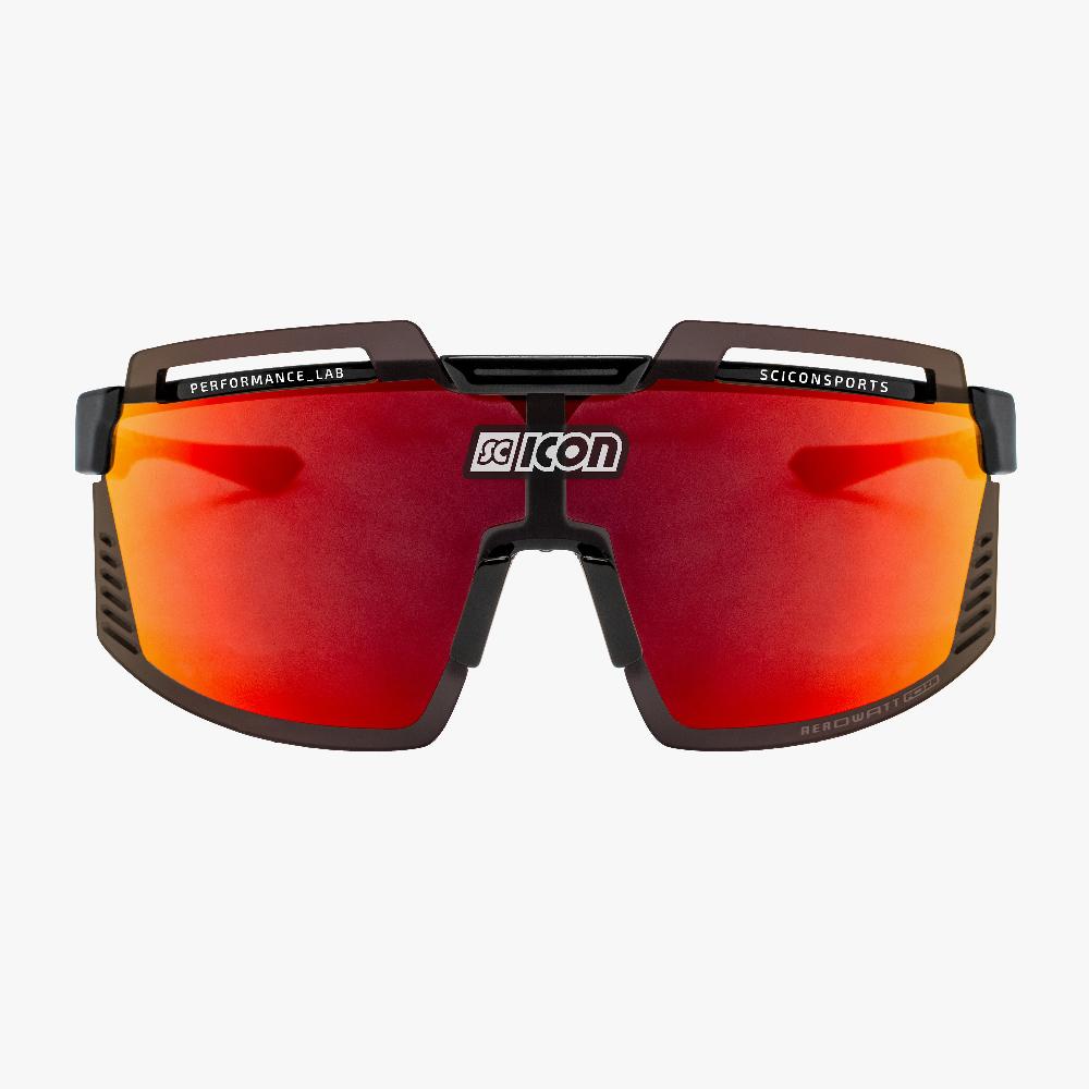 Scicon Occhiali Sportivi Aerowatt Foza Nero/Rosso Vendita