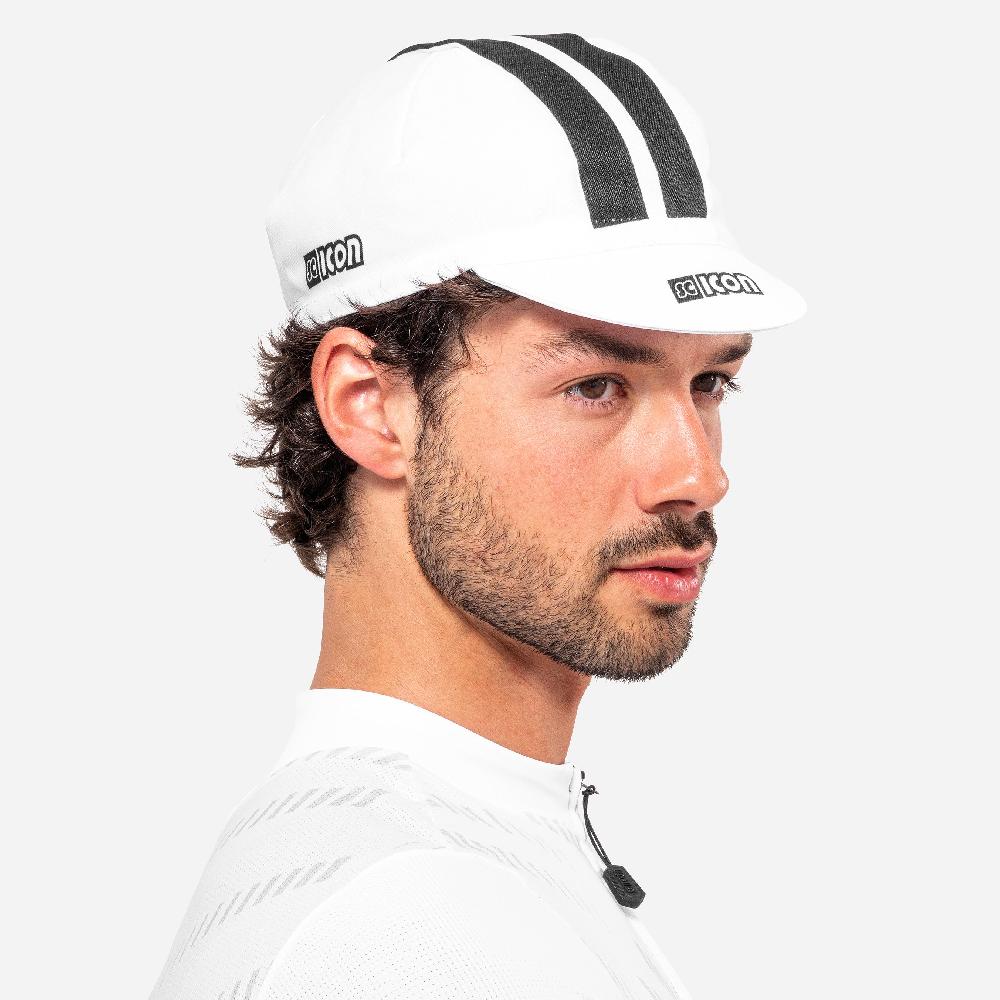 Scicon Cappellino Ciclismo Scicon Sports Bianco Nuovo