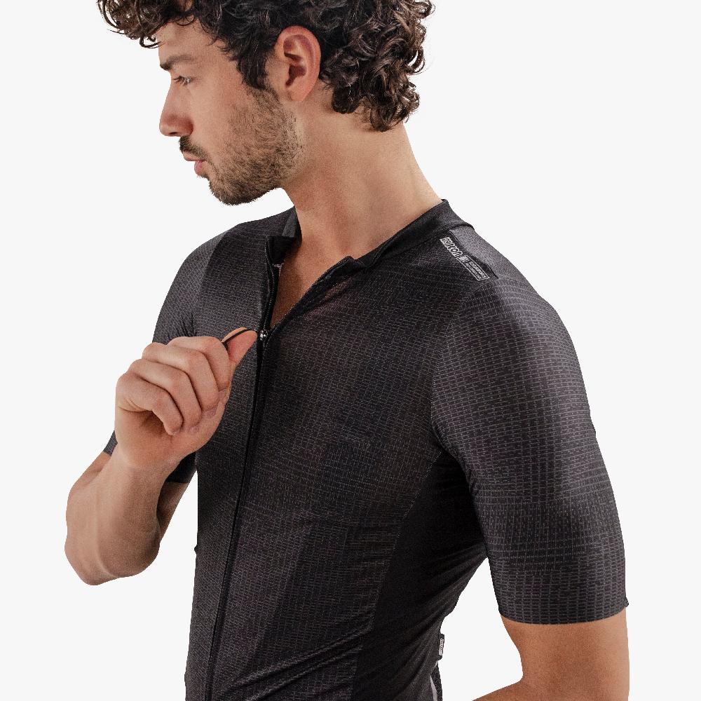 Scicon Maglia Ciclismo 9.5- X-Over Nera Consegna Veloce