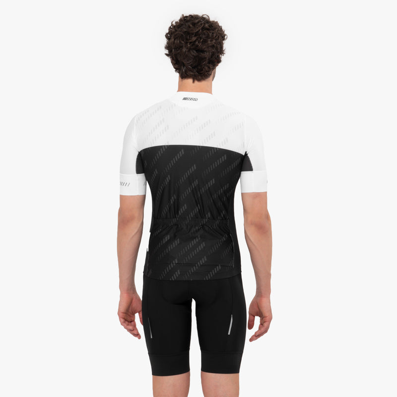 Scicon Maglia Ciclismo X-Over Reflex Nera/Bianca In Linea