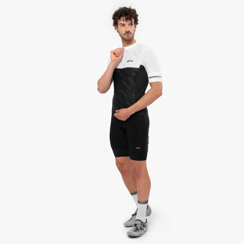 Scicon Maglia Ciclismo X-Over Reflex Nera/Bianca In Linea