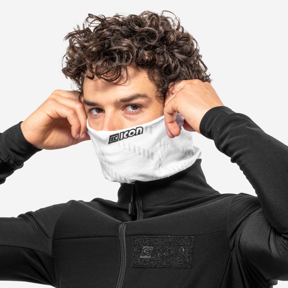 Scicon Scaldacollo Bandana Multiuso Bianco Prezzo Ridotto
