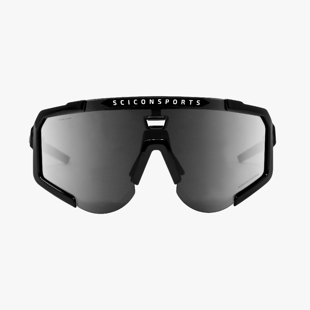 Scicon Occhiali Sportivi Aeroscope Nero/Argento Nuovo