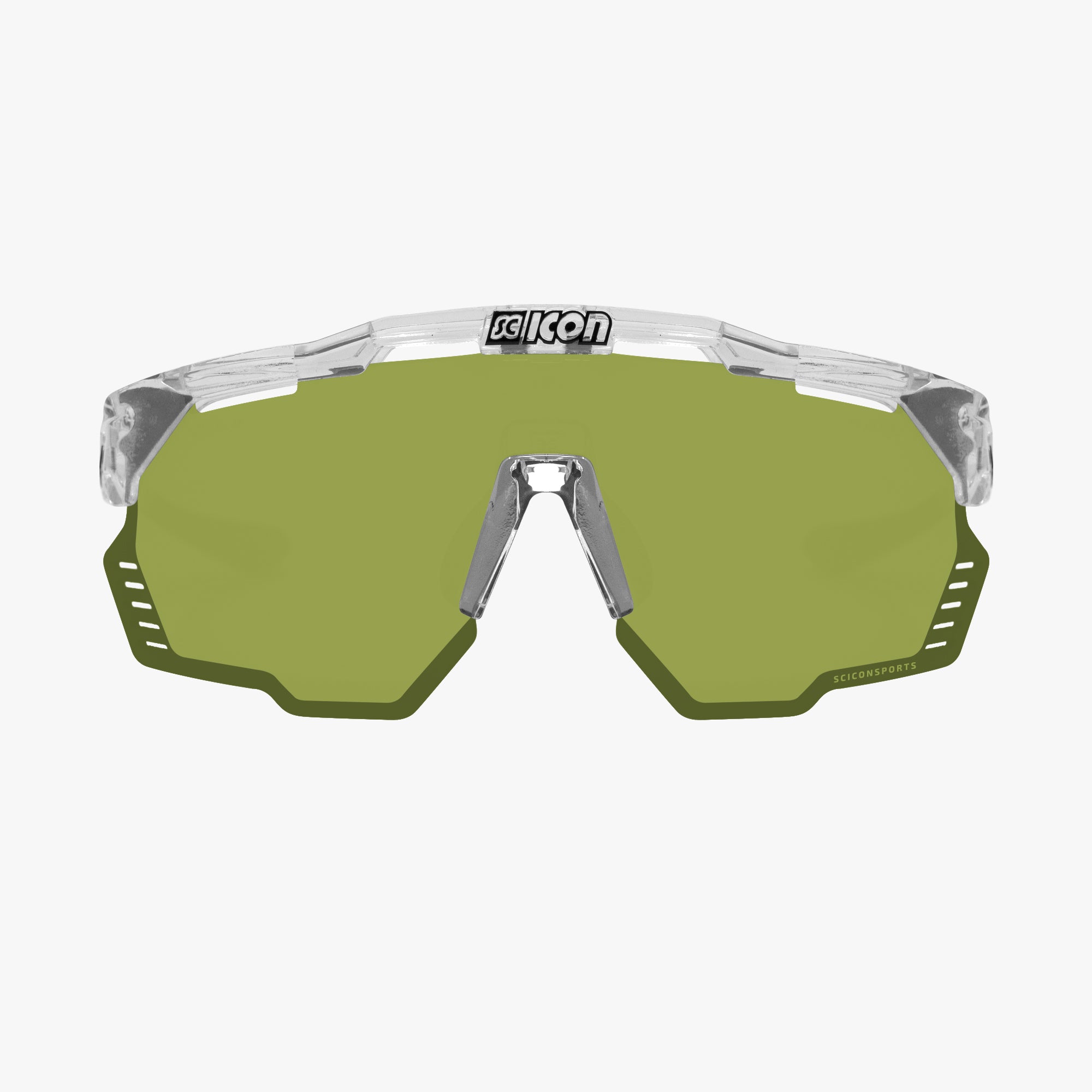Scicon Occhiali Sportivi Aeroshade Kunken Cristallo/Verde Economico