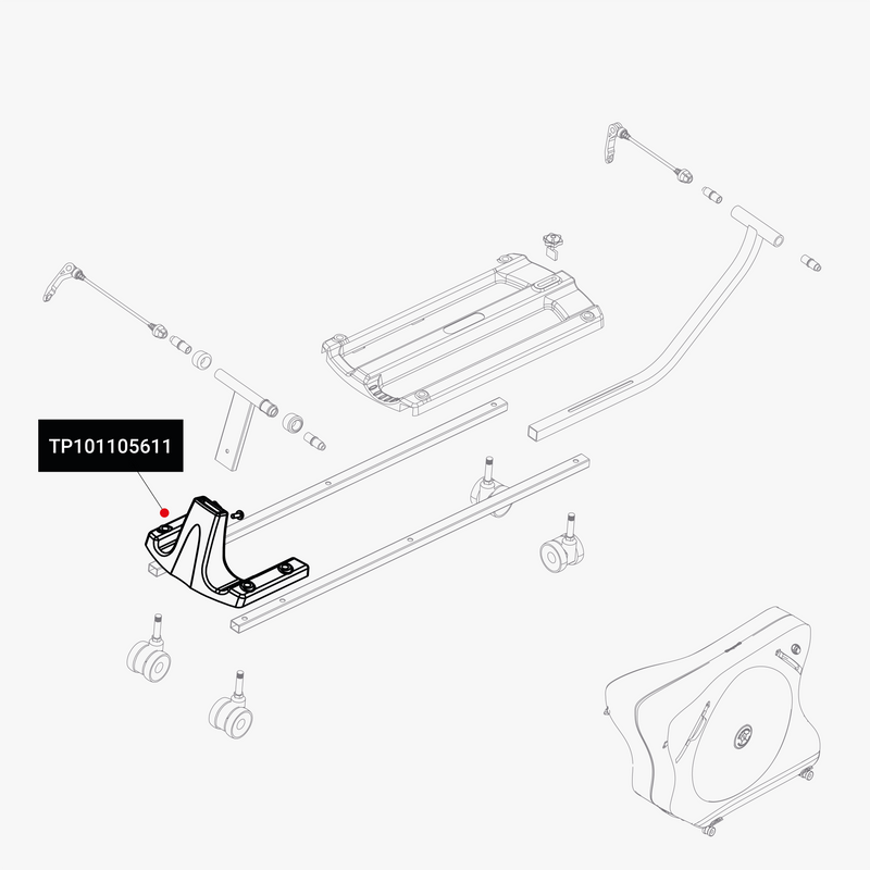 Scicon Base posteriore borsa porta bici Aerocomfort 3.0 Vendite Flash