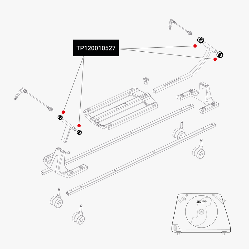 Scicon Tappi adattatore perno borsa porta bici In Linea
