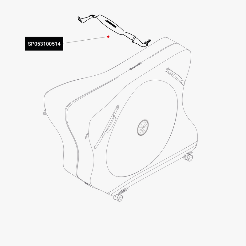 Scicon Cinghia a tracolla per borsa porta bici Nera Vendita