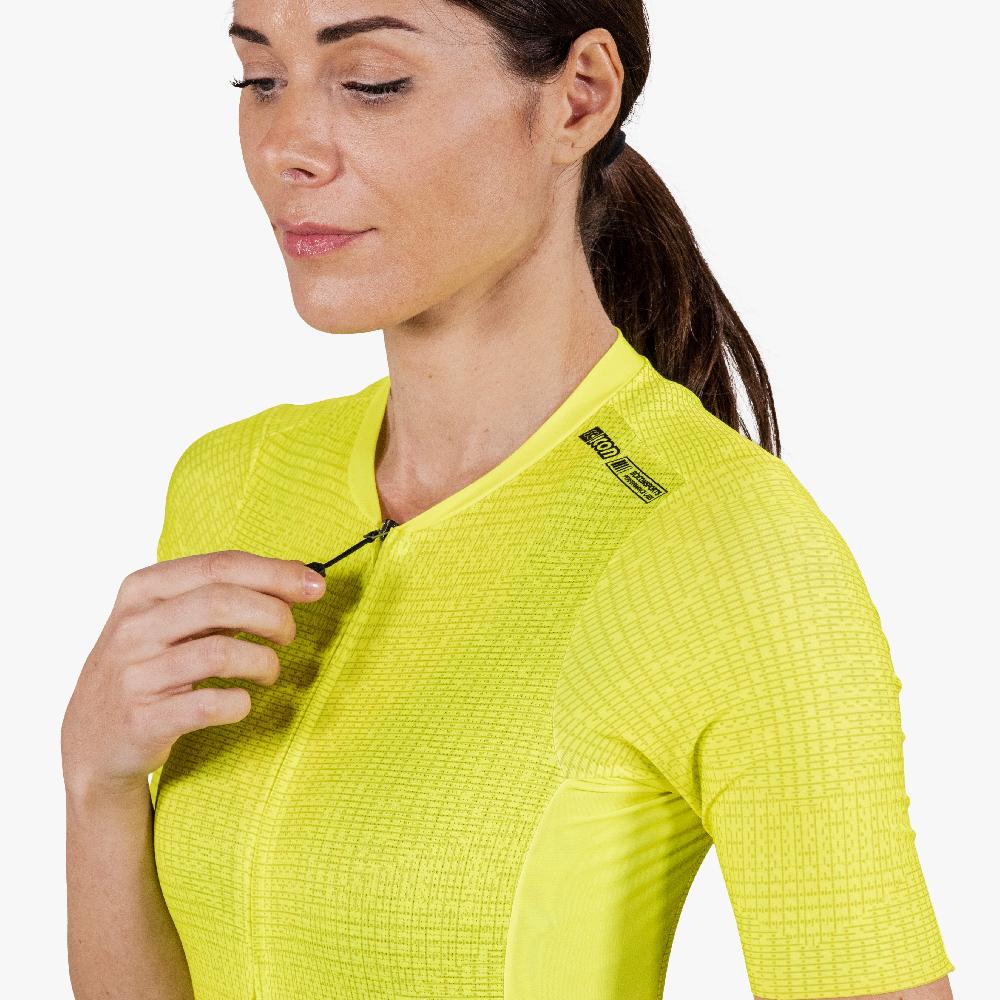Scicon Maglia Ciclismo Donna 9.5- X-Over Gialla Affare Del Giorno