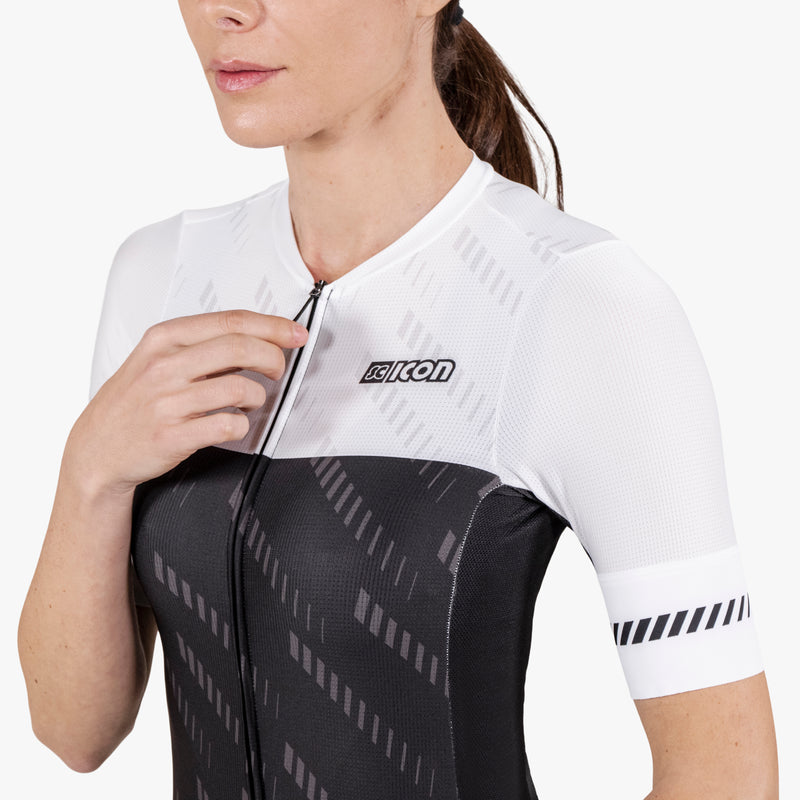 Scicon Maglia Ciclismo Donna X-Over Reflex Nera Prezzo Ridotto