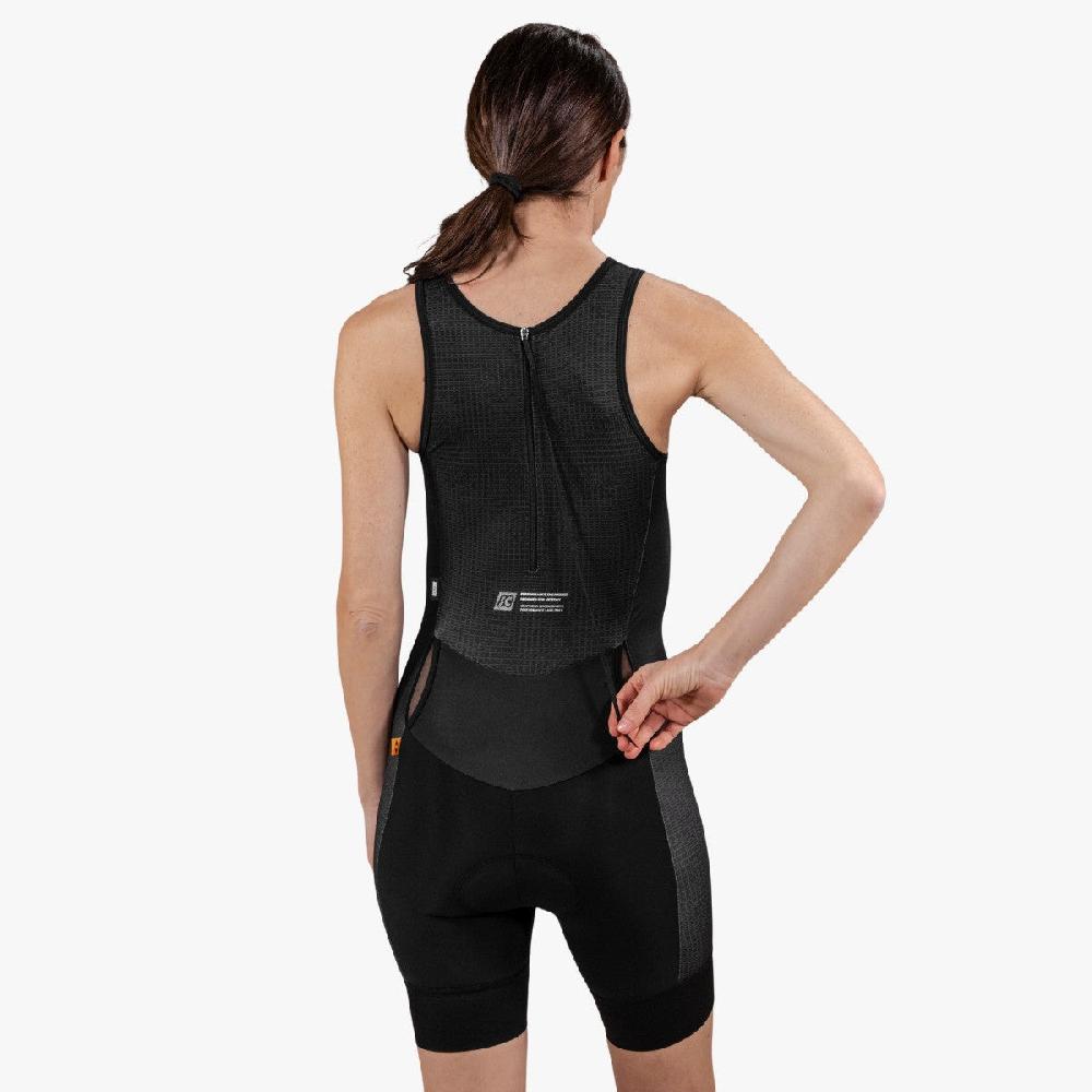 Scicon Body smanicato da Triathlon da donna Nero Sottocosto