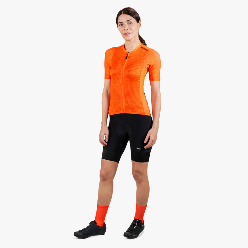 Scicon Maglia Ciclismo Donna 9.5- X-Over Arancione Presa