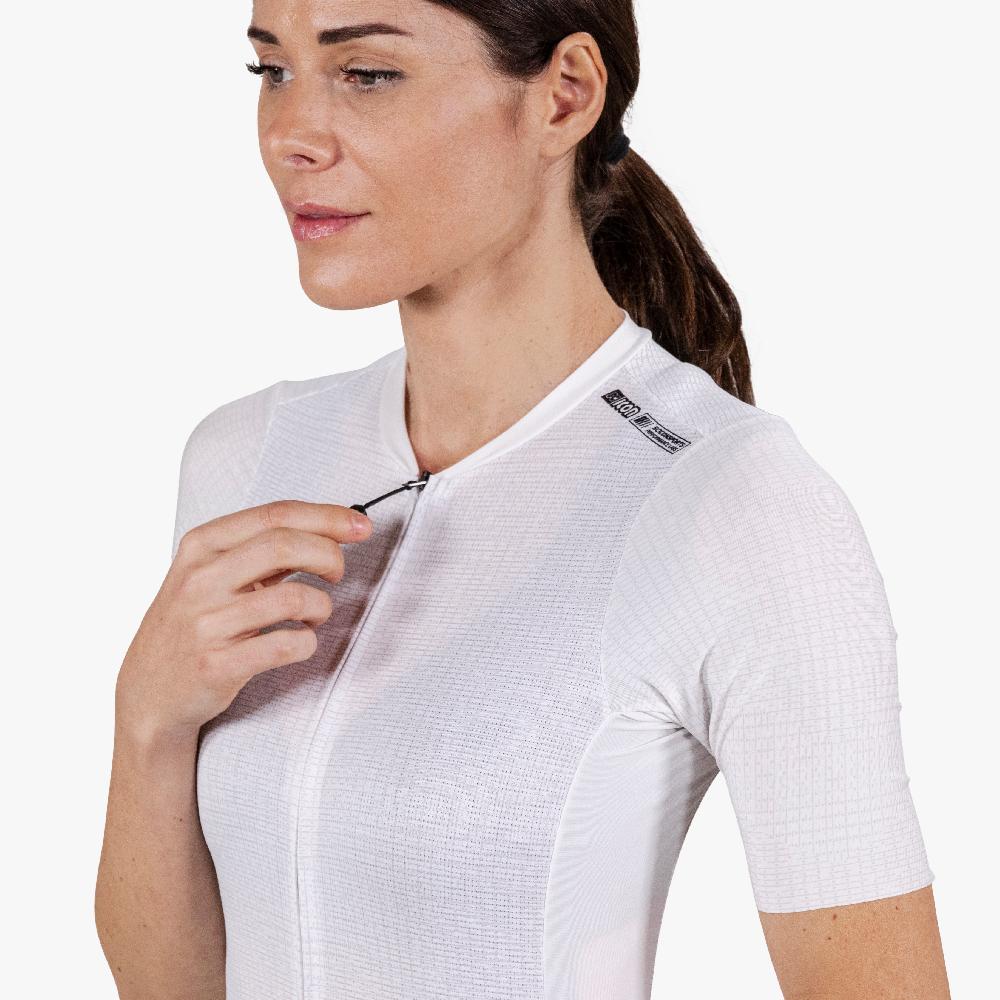 Scicon Maglia Ciclismo Donna 9.5- X-Over Bianca Offerta