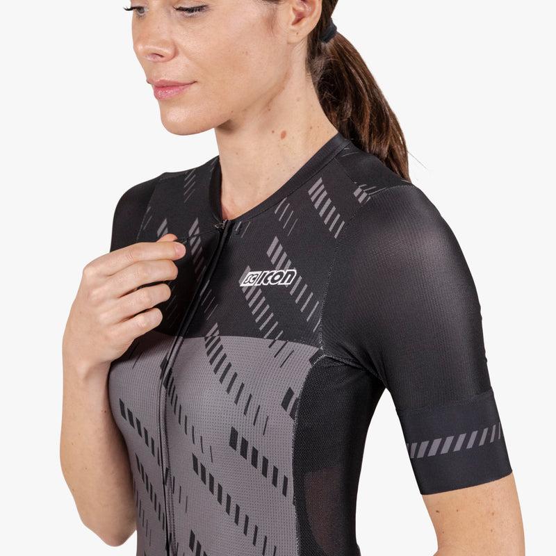 Scicon Maglia Ciclismo Donna X-Over Reflex Nera Online