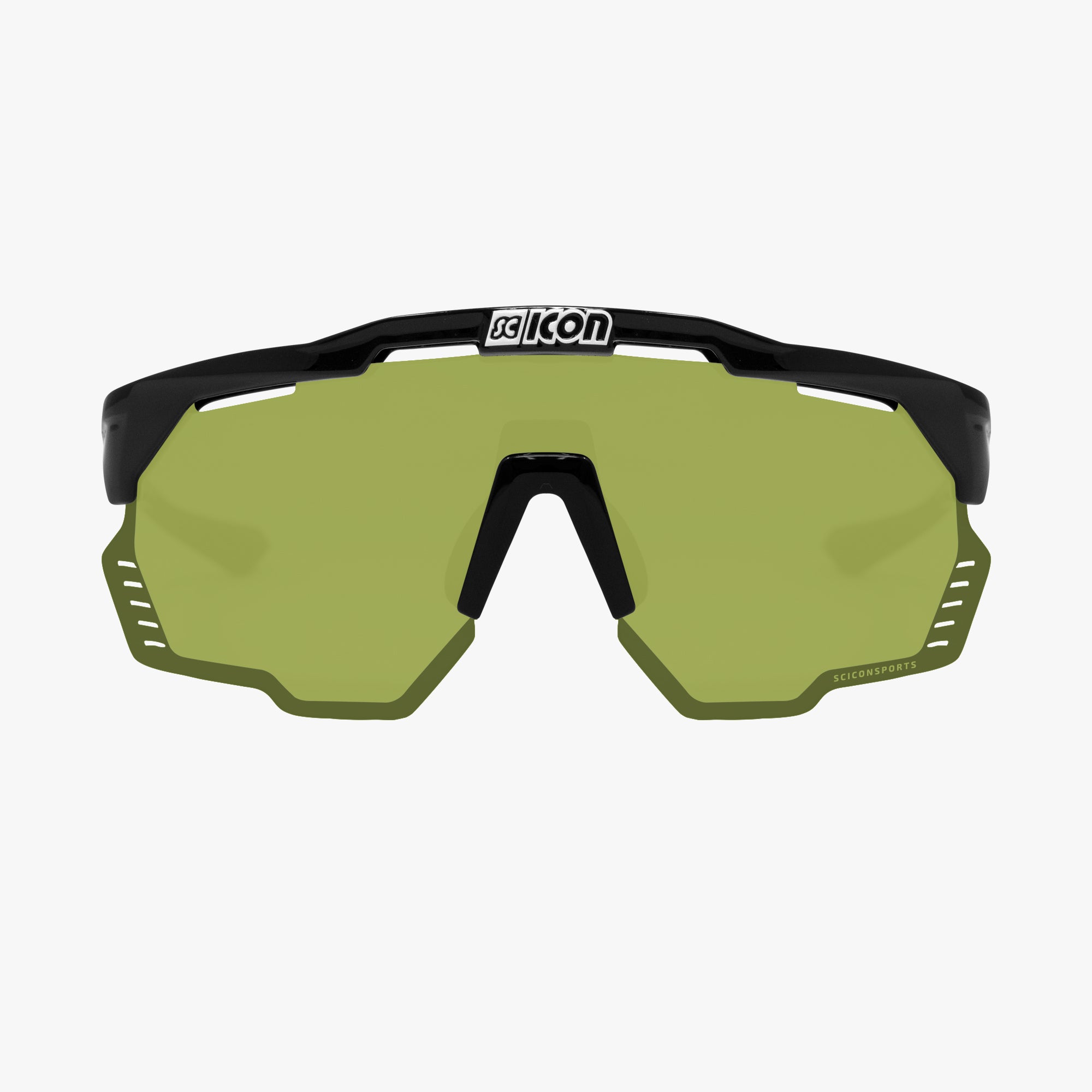 Scicon Occhiali Sportivi Aeroshade Kunken Nero/Verde In Vendita