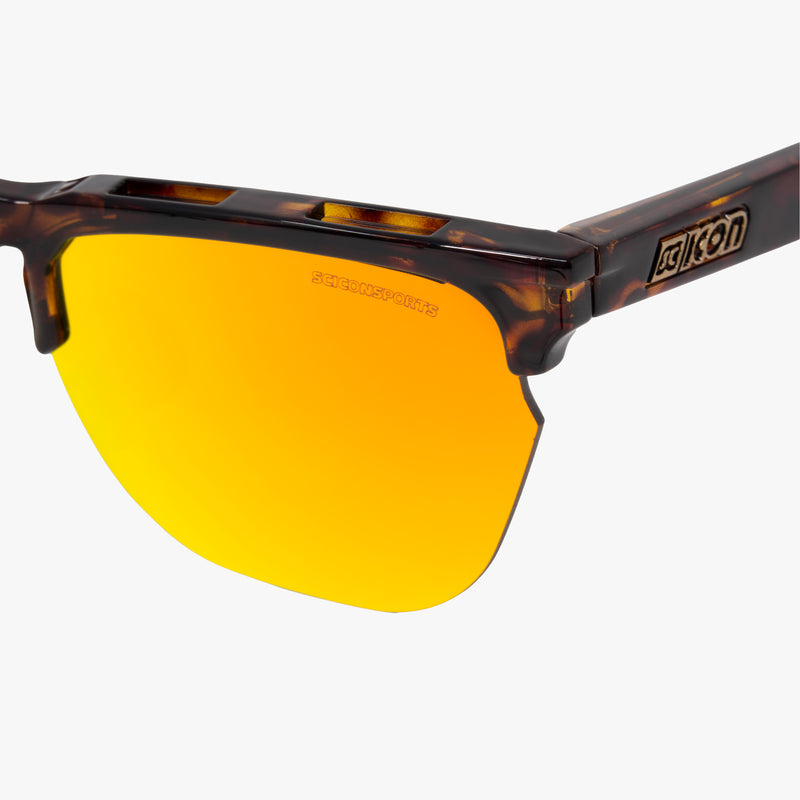 Scicon Occhiali da sole Gravel Tartarugati/Lenti Rosse Specchiate Promozione Limitata