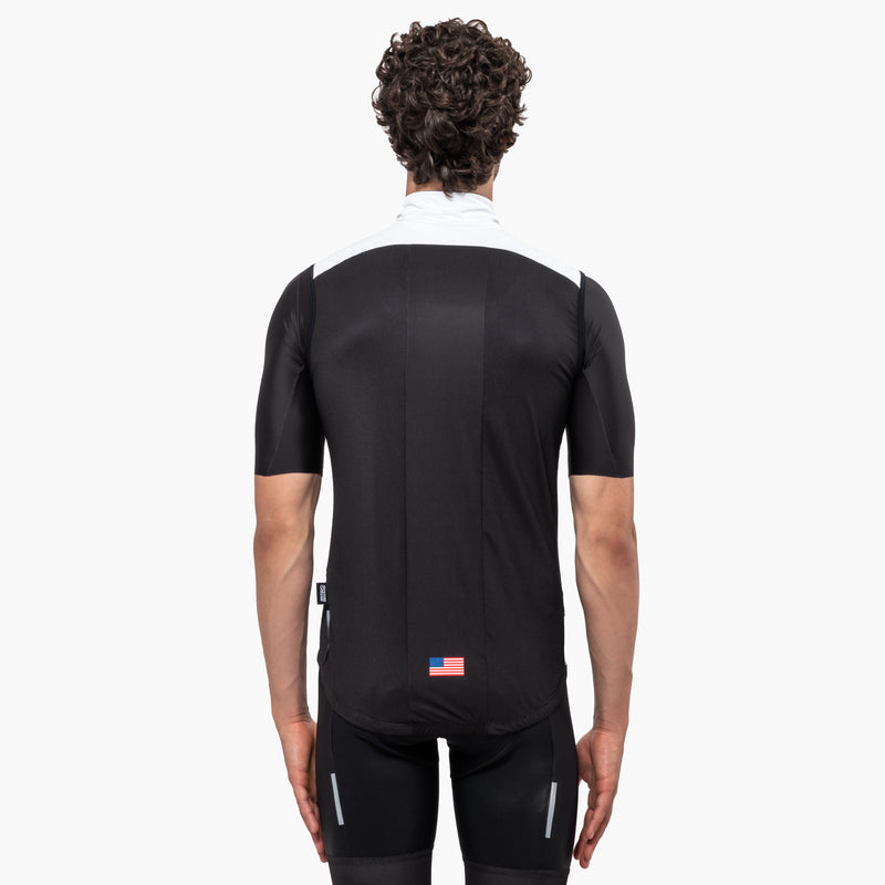 Scicon Gilet Antivento Space Agency10 Nero/Bianco Presa