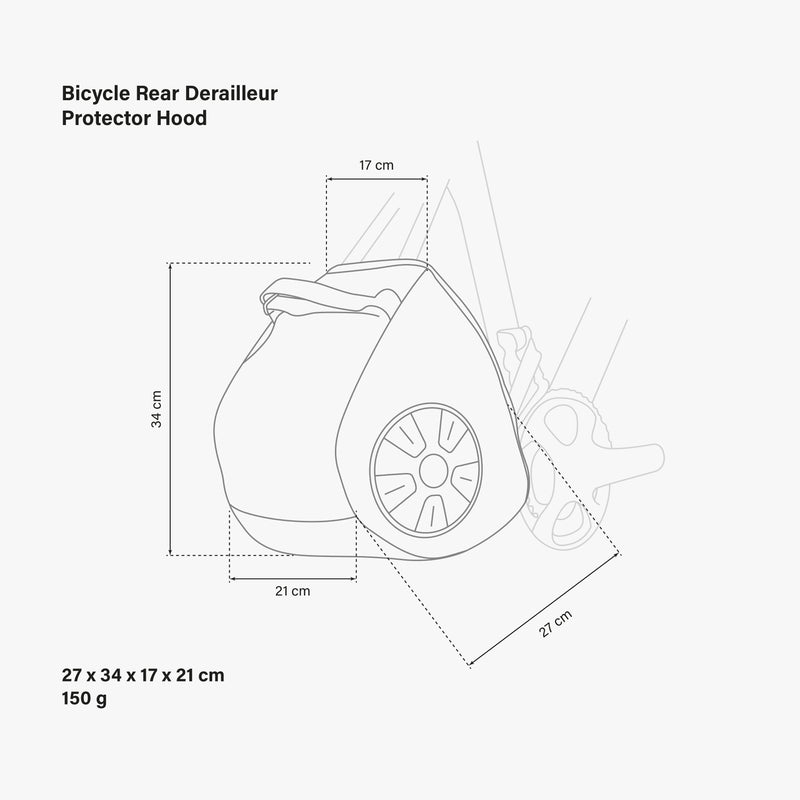 Scicon Protezione Cambio posteriore bici Nero Qualità
