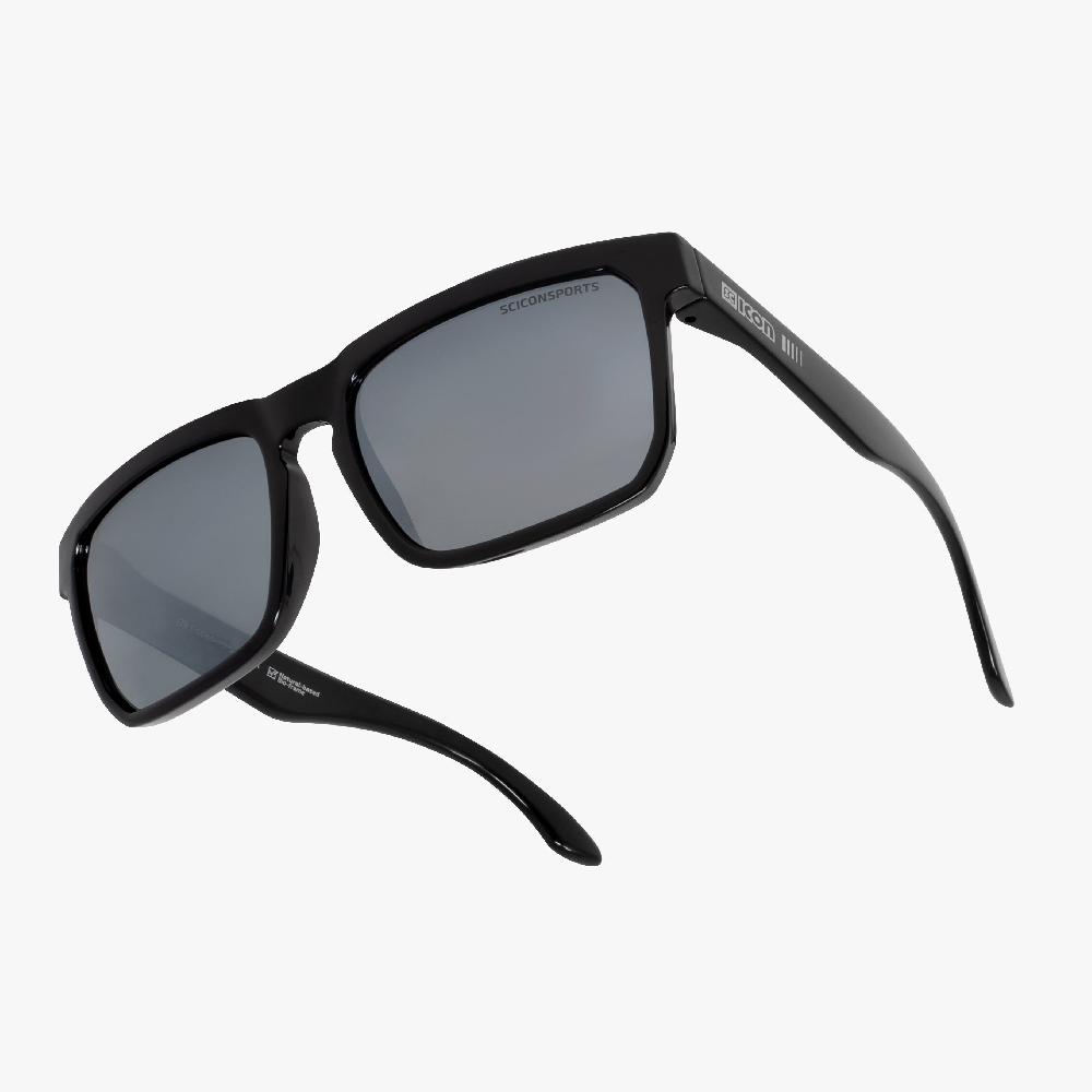 Scicon Occhiali da sole Gallio Nero/Argento Saldi Di Fabbrica