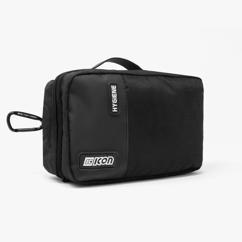 Scicon Borsa da toilette da Viaggio Nera In Linea